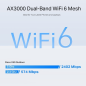 TP-Link Deco X50-Outdoor Sistema WiFi Mesh - Doble Banda - Velocidad hasta 3Gbps - IP65 - Incluye Kit de Montaje - Ethernet 1Gbp