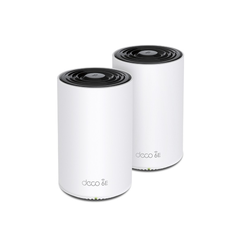 TP-Link Deco XE75 Pack de 2 Sistemas WiFi Mesh - Tribanda - Velocidad hasta 5.4Gbps - WiFi 6E - Ethernet 1Gbps - Cobertura hasta