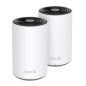 TP-Link Deco XE75 Pack de 2 Sistemas WiFi Mesh - Tribanda - Velocidad hasta 5.4Gbps - WiFi 6E - Ethernet 1Gbps - Cobertura hasta