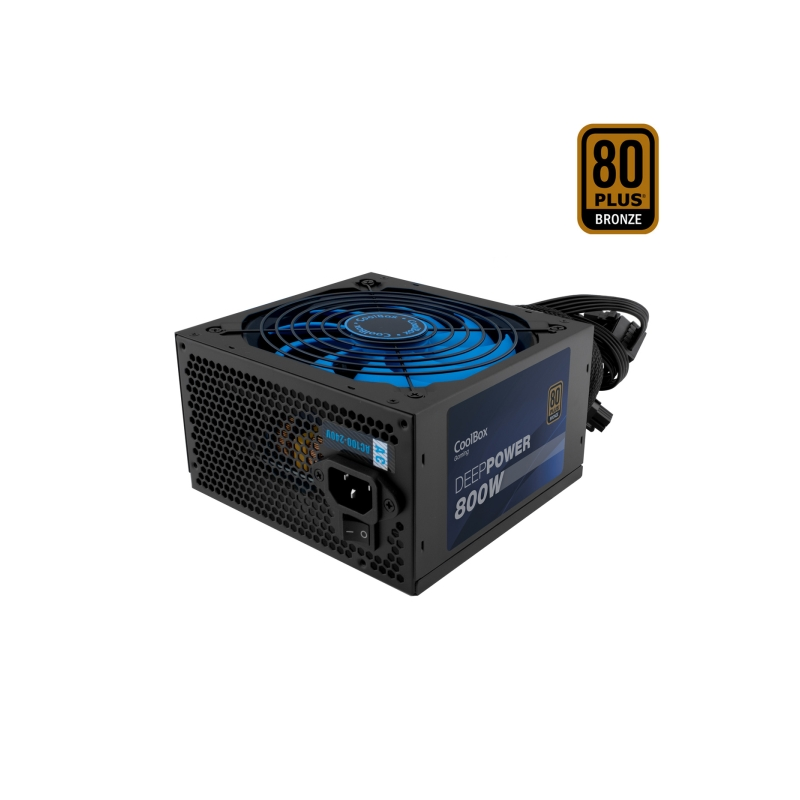 Coolbox FTE SUPPLY ATX DG DEEPPOWER-800 80+BRONZE - Haute efficacité énergétique - Certification 80+ Bronze - Puissance 800 W -