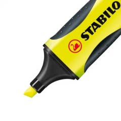 surligneur jaune Stabilo grip noir