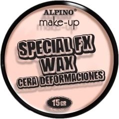 Pot de cire Alpino Special FX Wax pour les effets des plaies, déformations, cicatrices, etc. - Contient une spatule applicatrice