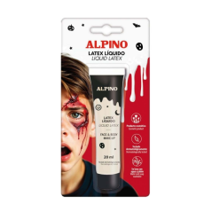 Flacon de latex liquide Alpino 20 ml - Sèche en une texture caoutchouteuse - Sèche en quelques minutes - Flexible -