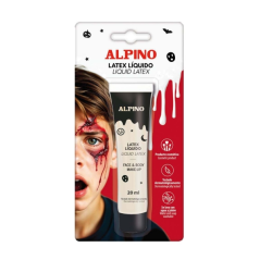 Flacon de latex liquide Alpino 20 ml - Sèche en une texture caoutchouteuse - Sèche en quelques minutes - Flexible -