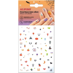 Alpino Pack d'autocollants pour ongles Halloween - Autocollants - Dessins terrifiants