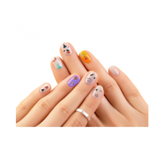 Alpino Pack d'autocollants pour ongles Halloween - Autocollants - Dessins terrifiants