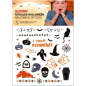 Alpino Halloween Tattoo Pack - Dessins terrifiants - Couleurs argent, noir et orange