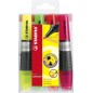 Surligneurs Stabilo Illuminator x4 couleurs assorties