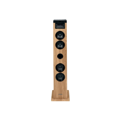 Thomson Cosy DS122CD Sound Tower 60W Bluetooth 5.0 - Lecteur CD - Entrée AUX 3,5 mm, USB et Lecteur de Carte SD/MMC - Télécomman