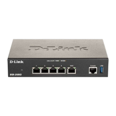 Routeur VPN de services unifiés D-Link - 3 ports LAN - 1 port WAN - 1 port WAN/LAN, 2 ports USB 3.0