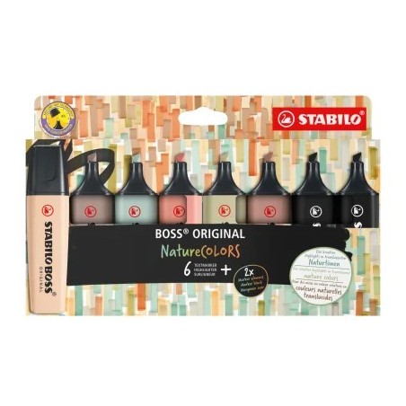 Surligneurs Stabilo Boss Naturecolors 8