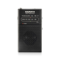 Radio AM/FM Daewoo - Fonctionne sur piles - Prise jack 3,5 mm - Antenne télescopique - Haut-parleur intégré - 130 x 70 x 28 mm -