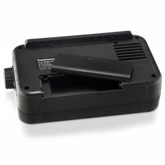 Radio AM/FM Daewoo - Prise jack 3,5 mm - Antenne télescopique - Haut-parleur intégré - Poignée de transport - 220 x 75 x 150 mm