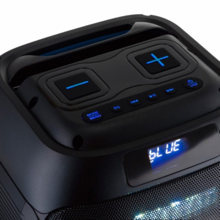 Enceinte karaoké sans fil Daewoo - 40 W - Bluetooth - Radio FM - Batterie 2000 mAh - Microphone intégré - Lecteur microSD - Pris