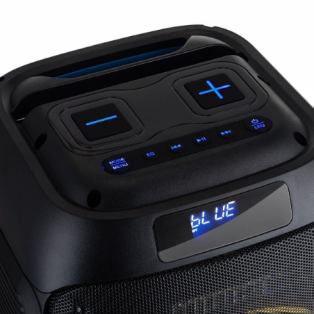Enceinte karaoké sans fil Daewoo - 40 W - Bluetooth - Radio FM - Batterie 2000 mAh - Microphone intégré - MicroSD - Prise jack 3