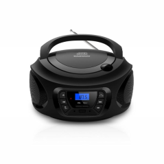 Autoradio Daewoo CD - USB - Prise jack 3,5 mm - Bluetooth - Syntonisation automatique - Poignée de transport - Écran LCD - Noir