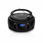 Autoradio Daewoo CD - USB - Prise jack 3,5 mm - Bluetooth - Syntonisation automatique - Poignée de transport - Écran LCD - Noir