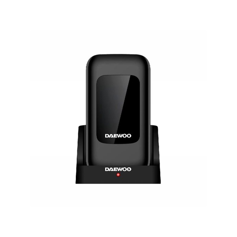 Téléphone à clapet Daewoo - Double écran 2,8" et 1,77" - Grandes touches - 48 Mo de RAM - 128 Mo de ROM - Batterie 1000 mAh - Ap