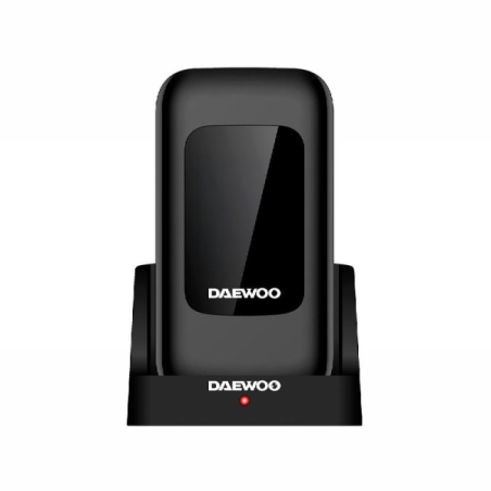 Téléphone à clapet Daewoo - Double écran 2,8" et 1,77" - Grandes touches - 48 Mo de RAM - 128 Mo de ROM - Batterie 1000 mAh - Ap