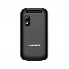 Téléphone à clapet Daewoo - Double écran 2,8" et 1,77" - Grandes touches - 48 Mo de RAM - 128 Mo de ROM - Batterie 1000 mAh - Ap