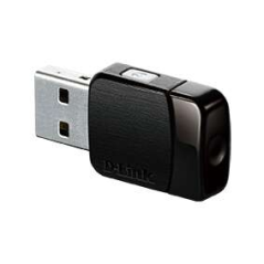 Adaptateur WiFi USB sans fil D-Link AC600 - Jusqu'à 433 Mbps - MU-MIMO - WPS