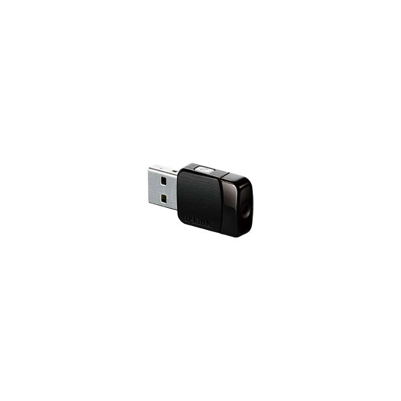 Adaptateur WiFi USB sans fil D-Link AC600 - Jusqu'à 433 Mbps - MU-MIMO - WPS