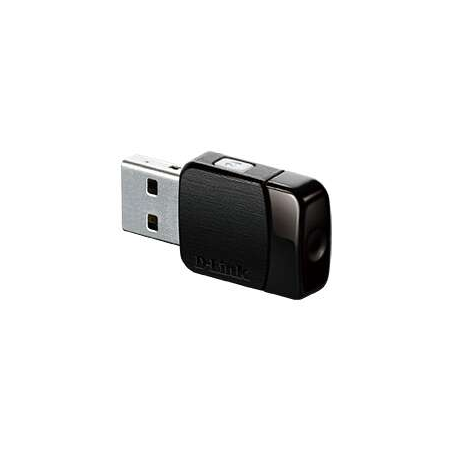 Adaptateur WiFi USB sans fil D-Link AC600 - Jusqu'à 433 Mbps - MU-MIMO - WPS