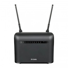 Routeur D-Link 4G LTE Cat4 WiFi AC1200 Dual Band - Vitesse jusqu'à 1200 Mbps - 2 Antennes Externes - 3 Ports RJ-45