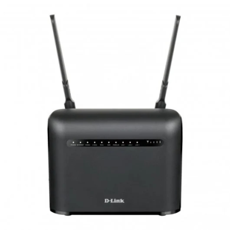 Routeur D-Link 4G LTE Cat4 WiFi AC1200 Dual Band - Vitesse jusqu'à 1200 Mbps - 2 Antennes Externes - 3 Ports RJ-45