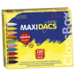 Alpino Maxidacs Pack Économique de 120 crayons tendres pour enfants - Format extra large 120 mm x 14 mm - Étiquette anti-bavure