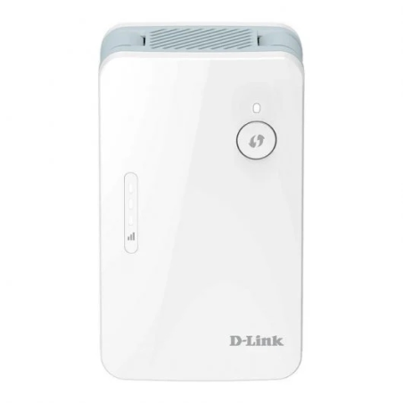Répéteur mural sans fil double bande D-Link E15 WiFi 6 AX1500 - Compatibilité Mesh - Vitesse jusqu'à 1200 Mbps - Port RJ45 - 2 A