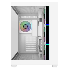 Boîtier moyen tour Cooler Master Elite 681 ATX/MicroATX/Mini-ITX - 4 ventilateurs RGB 120 mm - Vue panoramique - Double caméra -