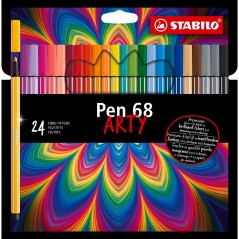 ✅ Lot de 24 feutres Stabilo Pen 68 Arty couleur Surtido en stock