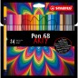 Lot de 24 feutres Stabilo Pen 68 Arty