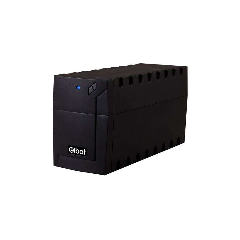 Elbat Delta UPS 700VA USB - 3x Shuckos - Stabilisateur AVR - Fonction de démarrage à froid