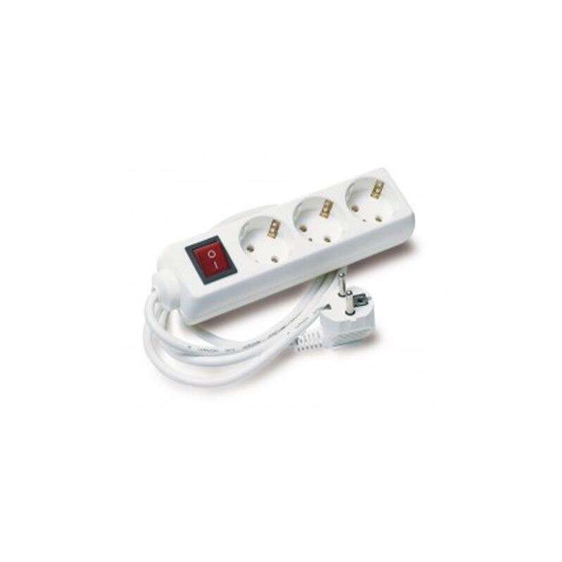 Bloc multiprise Elbat - 3x Schukos - Interrupteur marche/arrêt - câble 1,50m