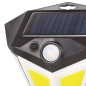 Applique murale solaire LED Elbat - 200 lm - Blanc froid 6500 K - Détecteur de mouvement - Batterie 1200 mAh