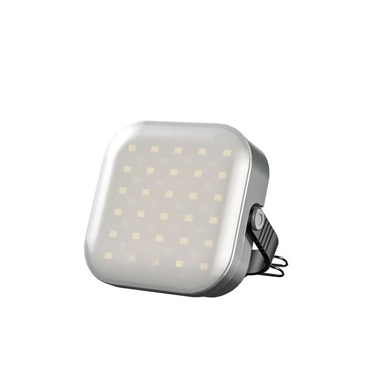 Lanterne solaire de camping Elbat EB0569 500 lm - 6500 K - 12 modes d'éclairage - Fonction batterie externe - Crochet réglable -