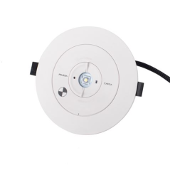 Éclairage de secours encastré Elbat - 330 lumens - 6000 K - 2 W - Lumière froide - 3 heures d'autonomie - Batterie lithium