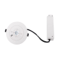Éclairage de secours encastré Elbat - 330 lumens - 6000 K - 2 W - Lumière froide - 3 heures d'autonomie - Batterie lithium