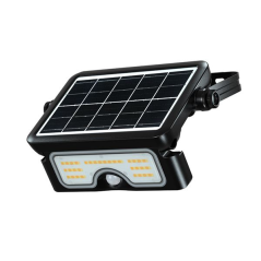 Projecteur solaire LED Elbat EB0574 7 W - 900 lm - Température de couleur 3000 K/4000 K/6000 K - Lumière chaude, blanche et froi