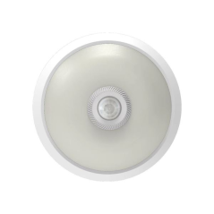 LOT de 10 Applique murale LED Elbat 12 W à montage en surface - 1200 lm - Sélecteur 3 températures de couleur - Capteur de lumin