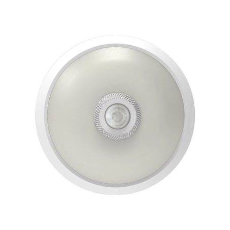 LOT de 10 Applique murale LED Elbat 12 W à montage en surface - 1200 lm - Sélecteur 3 températures de couleur - Capteur de lumin
