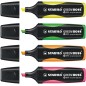 Surligneurs Stabilo Green Boss x4 recyclés avec bloc-notes