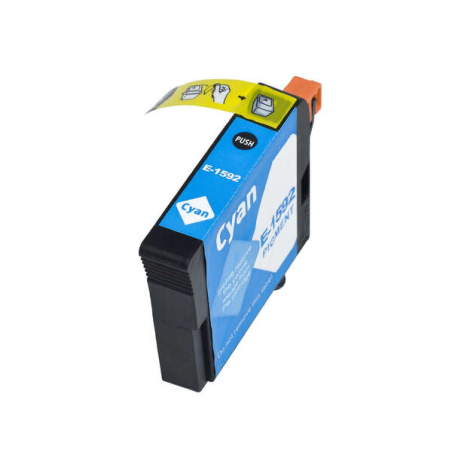Cartouche d'encre pigmentée générique Epson T1592 Cyan - Remplace C13T15924010