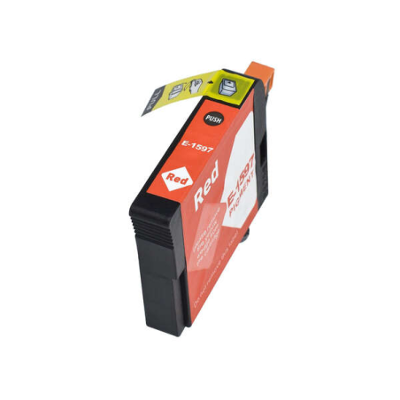 Cartouche d'encre pigmentée rouge Epson T1597 générique - Remplace C13T15974010