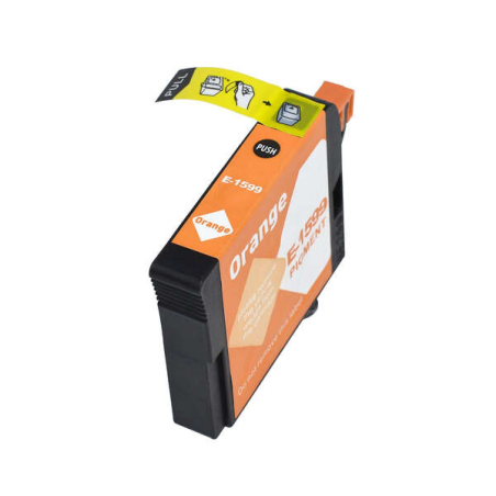 Epson T1599 Cartouche d'encre pigmentée orange générique - Remplace C13T15994010