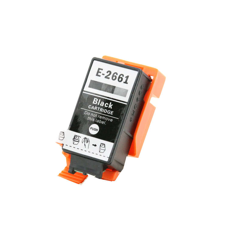 Cartouche d'encre générique noire Epson T266 - Remplace C13T26614010