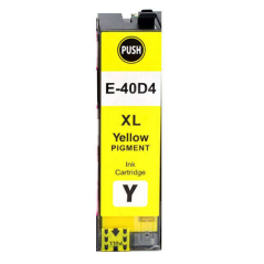Cartouche compatible Epson T40D4 jaune - Remplace C13T40D440/C13T40C440