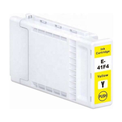 Cartouche d'encre pigmentée jaune Epson T41F4 générique - Remplace C13T41F440/C13T41R440